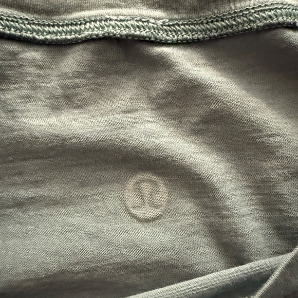 lululemon Women’s Cates T-Shirt Sage Short Sleeve Pima Cotton Large - Picture 3 of 5